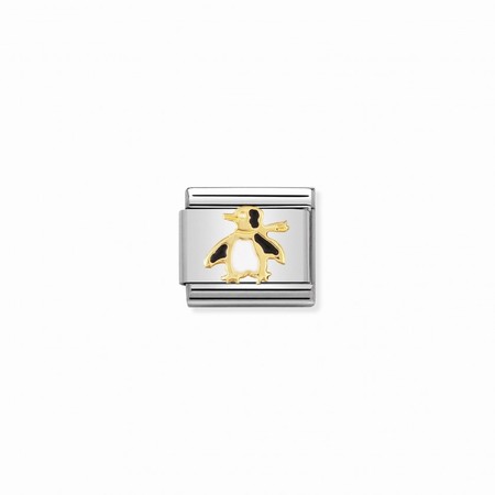 Nomination Gold Penguin Enamel Composable Charm